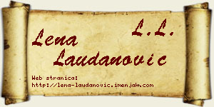 Lena Laudanović vizit kartica